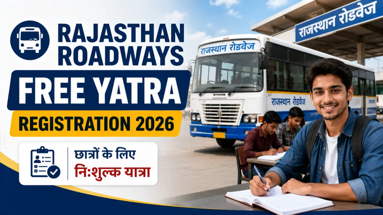 Rajasthan Roadways Free Yatra Registration 2026: बदल गए नियम, अब 36 घंटे पहले ऑनलाइन पंजीकरण जरूरी banner